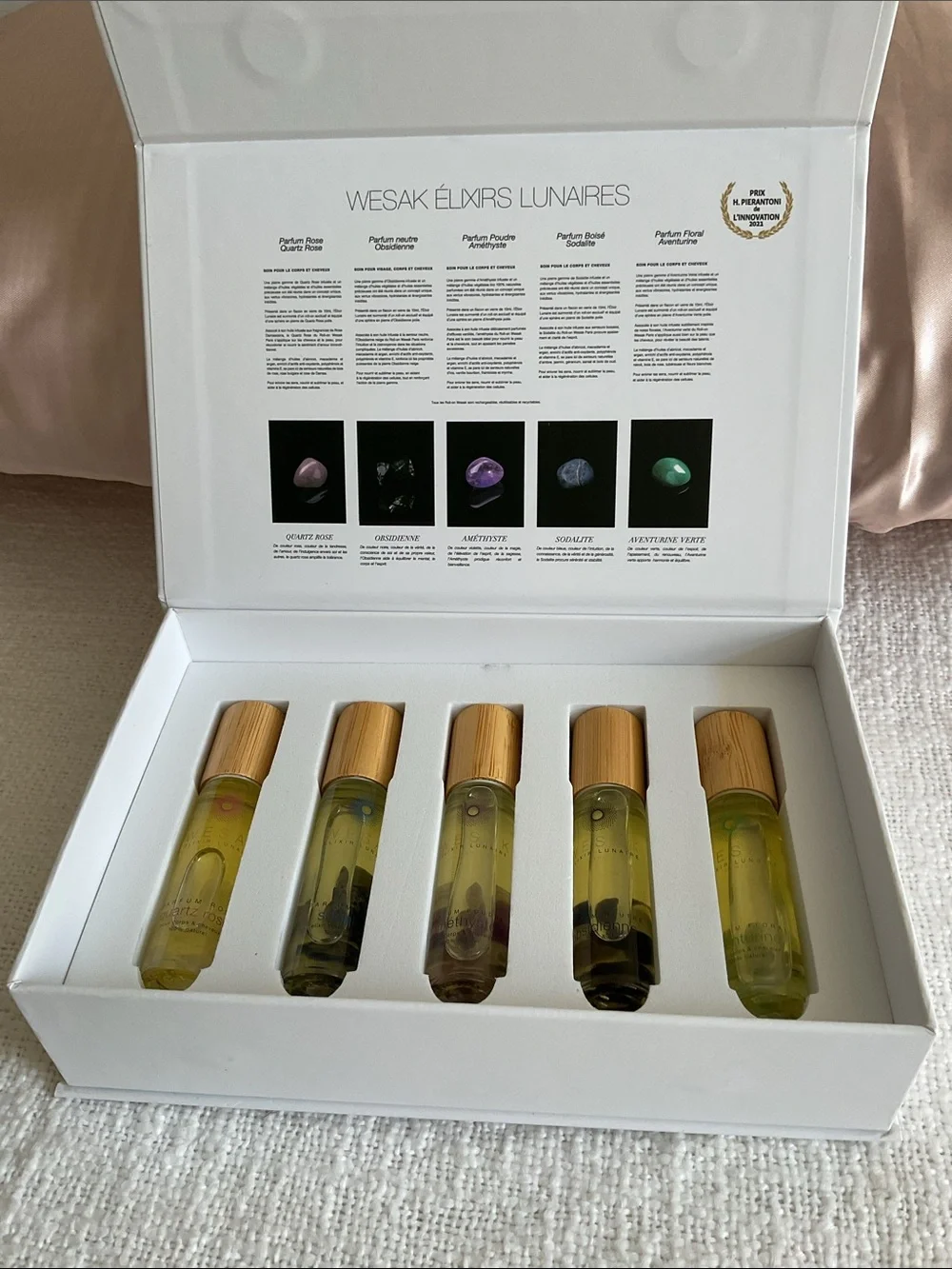 NIB Wesak Paris Luxury Crystal-Infused Beauty Ritual Set